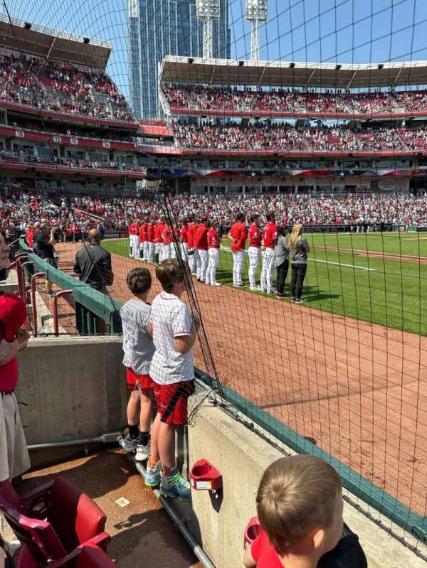 Great American Ball Park, section: 132, row: B, seat: 10