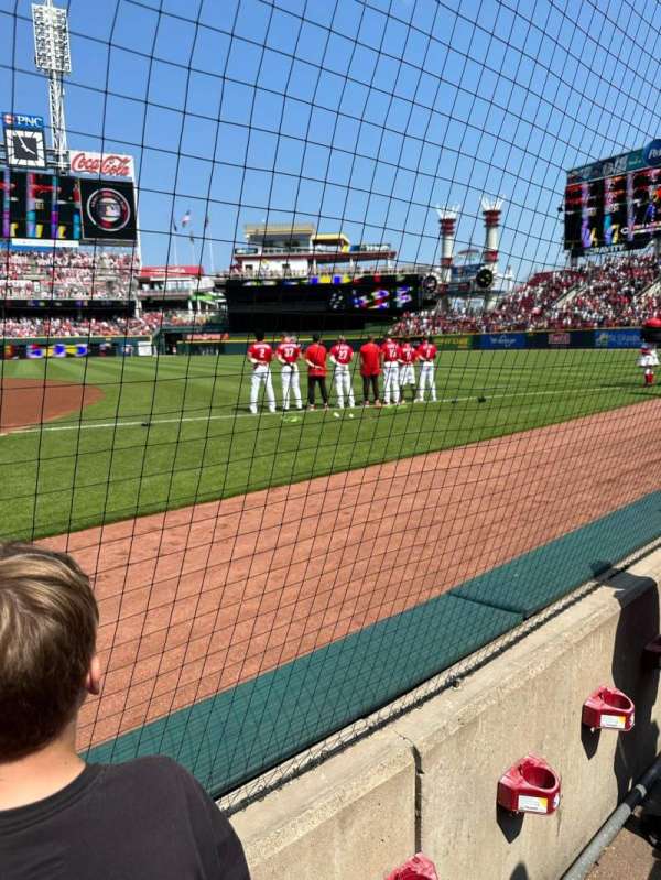 Great American Ball Park, section: 132, row: B, seat: 10