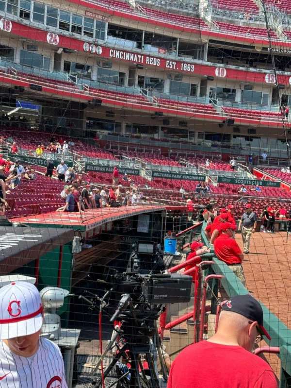 Great American Ball Park, section: 132, row: B, seat: 10
