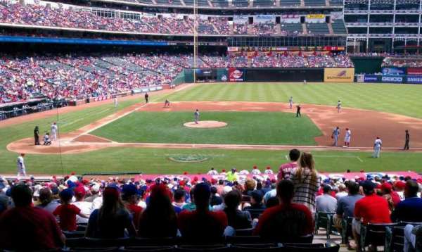 Globe Life Park in Arlington, section: 133, row: 25, seat: 6