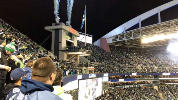 Lumen Field, section: 316, row: A, seat: 19