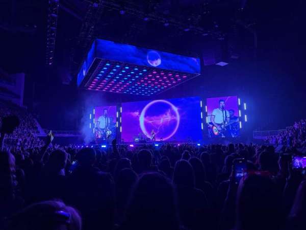 The O2, London, section: Floor A3, row: G, seat: 54