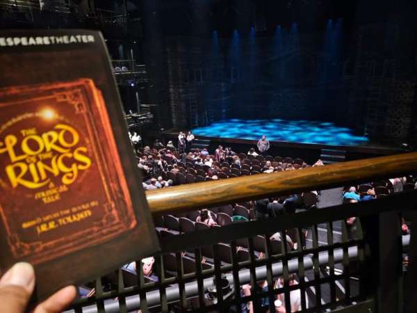 The Yard at Chicago Shakespeare, section: Middle Gallery, row: A, seat: 49