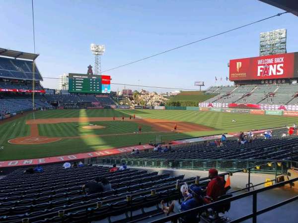 Angel Stadium, section: 330, row: A, seat: 1