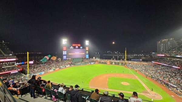 Oracle Park, section: VR323, row: 1, seat: 9