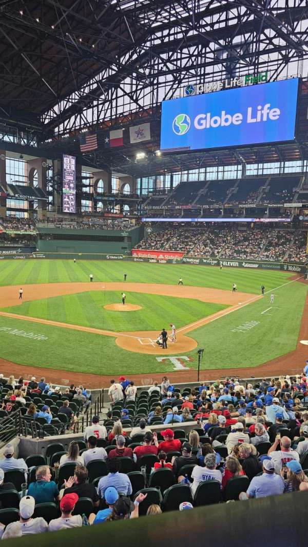 Globe Life Field, section: 111, row: 1, seat: 3