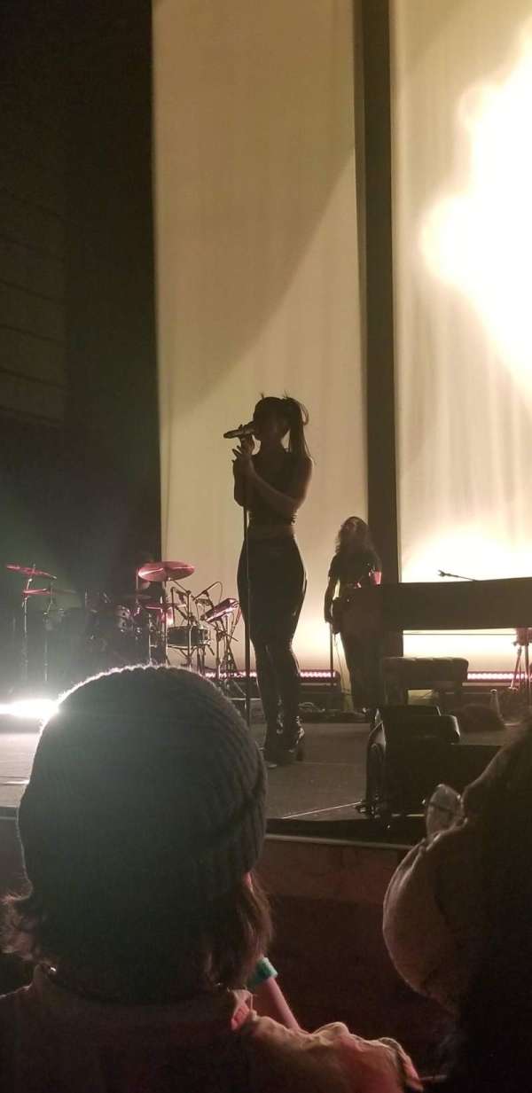 The Anthem, section: Floor Center Front, row: B, seat: 3