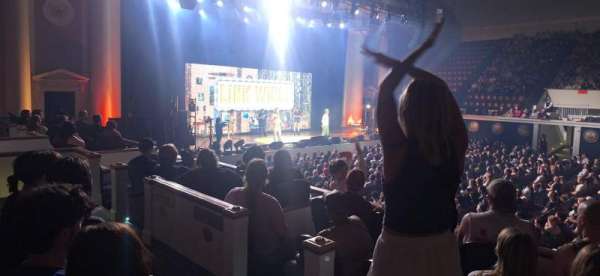 DAR Constitution Hall, section: S, row: B, seat: 1