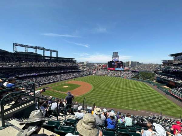 Coors Field, section: L317, row: 8, seat: 20