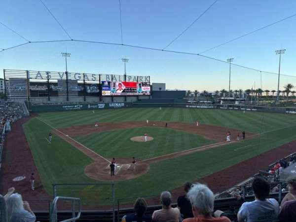 Las Vegas Ballpark, section: 209, row: E, seat: 1