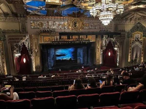 Hollywood Pantages Theatre, section: Mezzanine LC, row: P, seat: 308