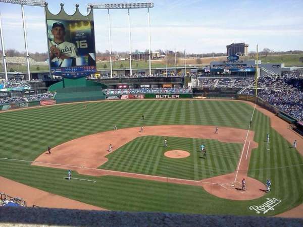Kauffman Stadium, section: 415, row: A, seat: 3