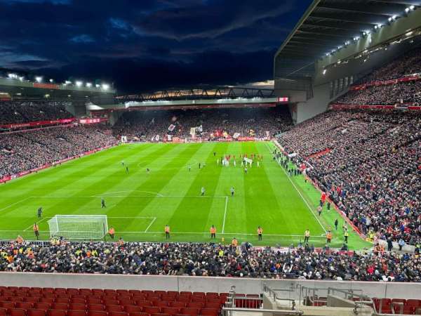 Anfield, section: AU6, row: 14, seat: 163