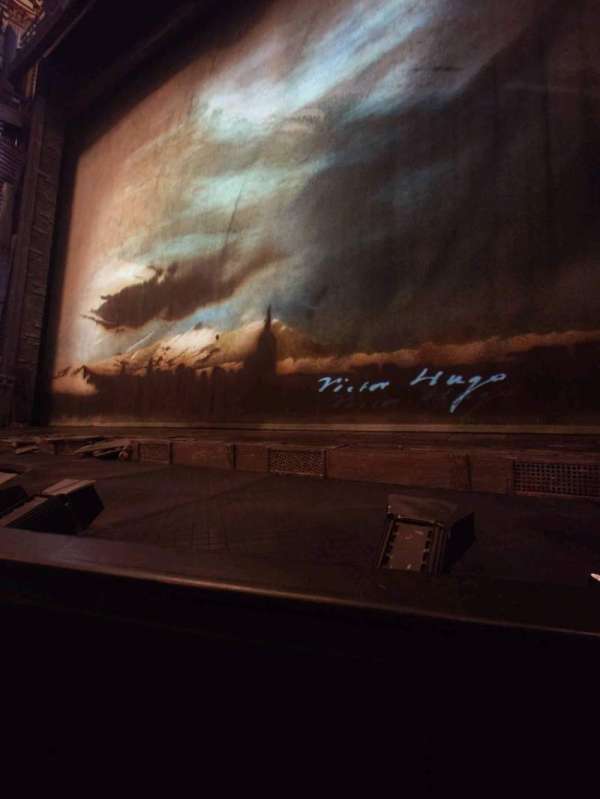 Sondheim Theatre, West End, section: Stalls, row: A, seat: 8