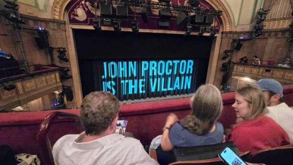 Booth Theatre, section: Mezzanine C, row: B, seat: 101
