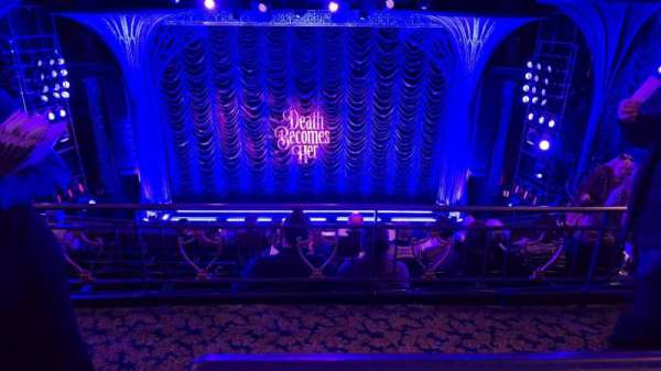 Lunt-Fontanne Theatre, section: Middle Mezzanine R, row: A, seat: 102