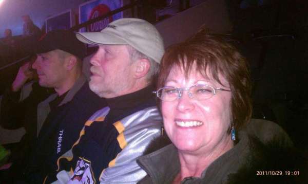 Bridgestone Arena, section: 120, row: j, seat: 4