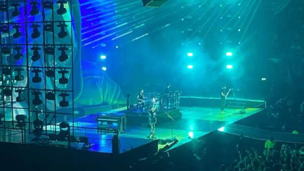 The O2, London, section: 102, row: S, seat: 34