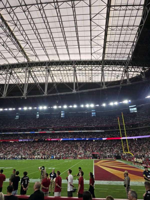State Farm Stadium, section: 125, row: 1, seat: 13
