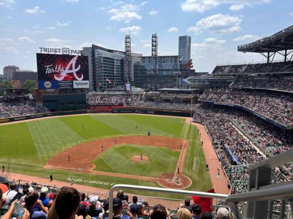 Truist Park, section: 329, row: 10, seat: 1