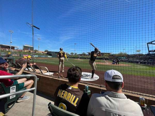 Salt River Fields, section: 114, row: 2, seat: 9