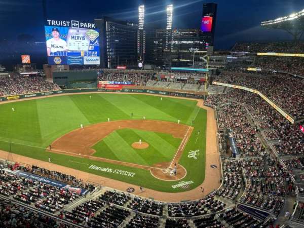 Truist Park, section: 429, row: 1, seat: 1