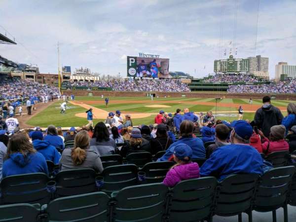 Wrigley Field, section: 120, row: 1, seat: 10