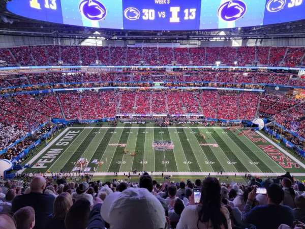 Mercedes-Benz Stadium, section: 312, row: 18, seat: 11
