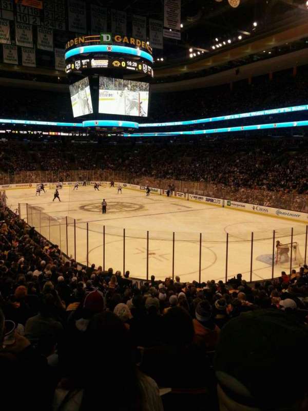 TD Garden, section: 19, row: 19, seat: 4