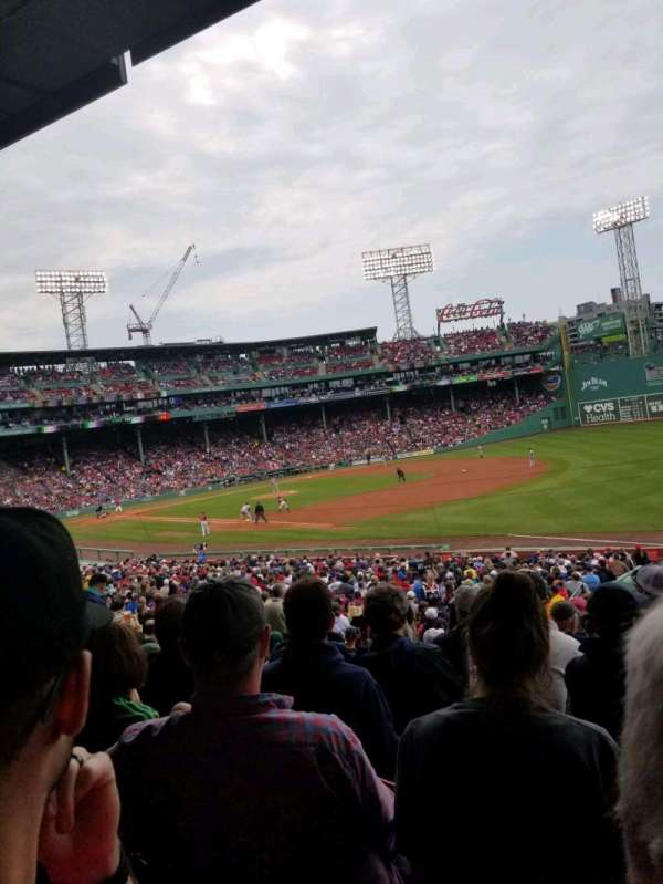 Fenway Park, section: Grandstand 10, row: 3, seat: 9