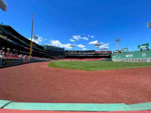 Fenway Park, section: Right Field Box 2, row: 1, seat: 1