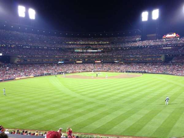 Busch Stadium, section: Coca-Cola Scoreboard Patio, row: 5, seat: 5