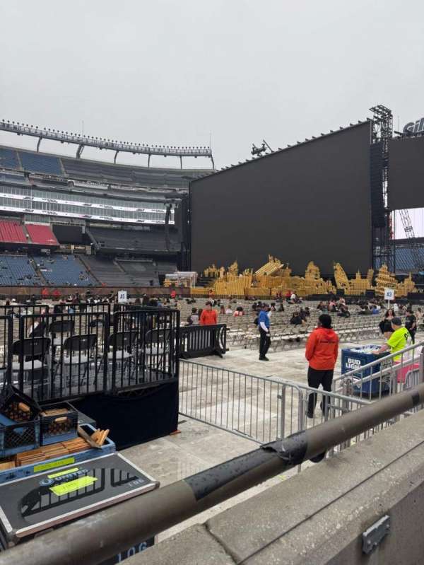 Gillette Stadium, section: 131, row: 1, seat: 10