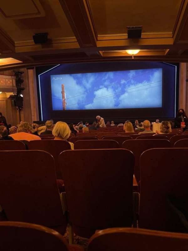 Booth Theatre, section: Orchestra C, row: P, seat: 112