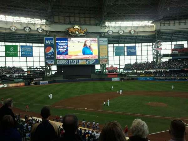 American Family Field, section: 222, row: 4, seat: 9