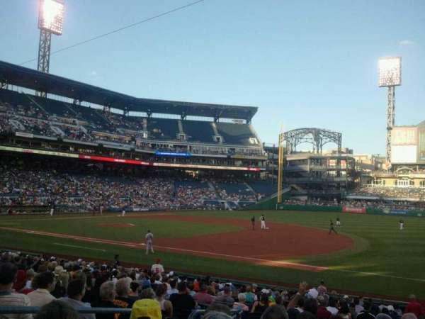 PNC Park, section: 107, row: L, seat: 15