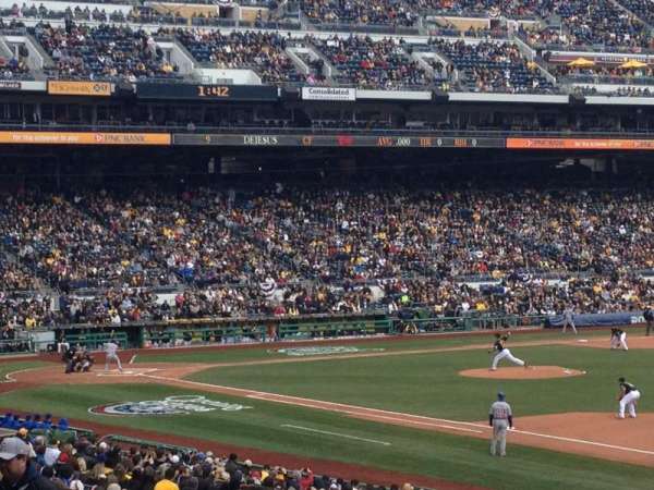 PNC Park, section: 105, row: W, seat: 3