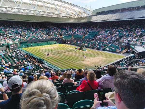 Wimbledon, Court No. 1, section: 3, row: P, seat: 48
