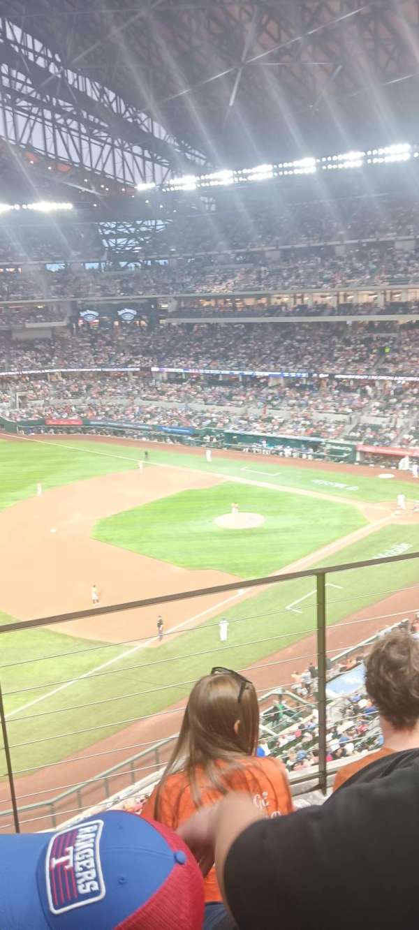 Globe Life Field, section: 207, row: 3, seat: 18