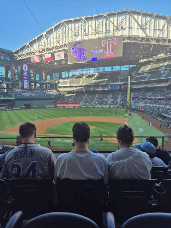 Globe Life Field, section: 111, row: 5, seat: 12