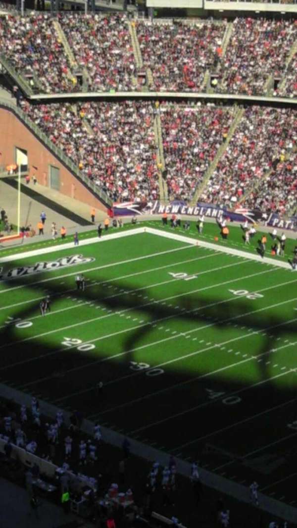 Gillette Stadium, section: 327, row: 9, seat: 14