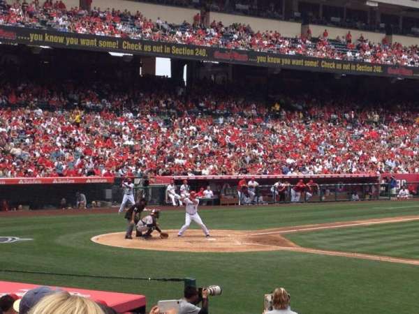 Angel Stadium, section: 124, row: P, seat: 18