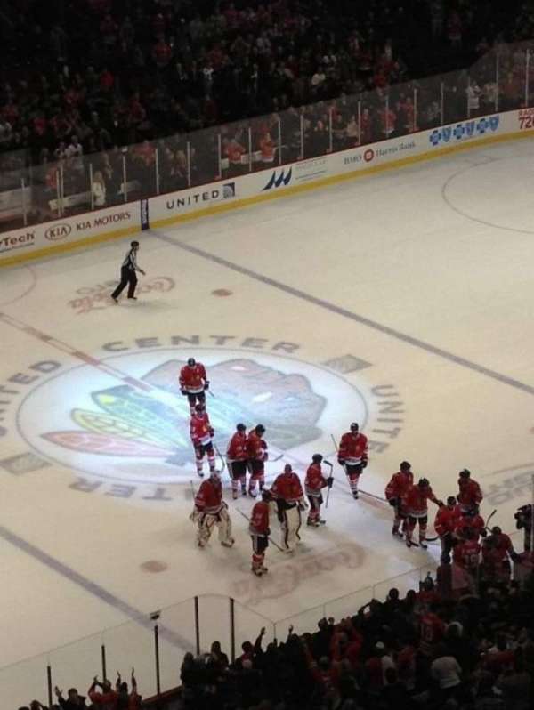 United Center, section: 304, row: 12, seat: 3