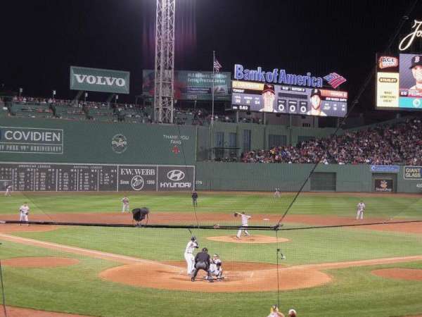 Fenway Park, section: Loge Box 128