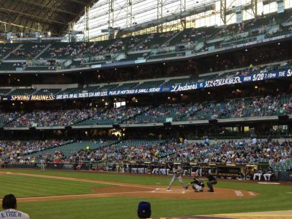 American Family Field, section: 122, row: 5, seat: 2