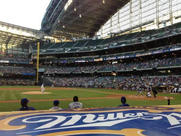 American Family Field, section: 122, row: 5, seat: 2