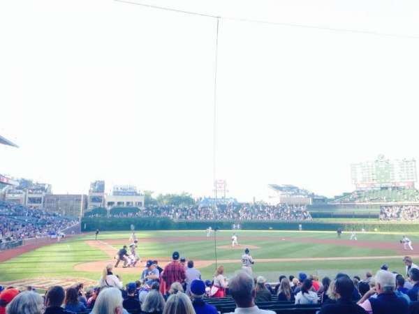 Wrigley Field, section: 121, row: 1, seat: 1