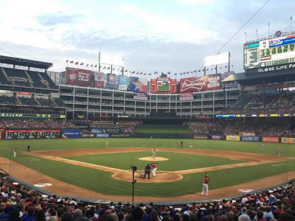 Globe Life Park in Arlington, section: 26, row: 22, seat: 11