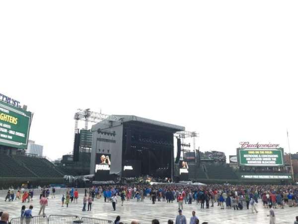 Wrigley Field, section: 107, row: 1, seat: 1