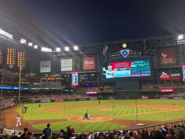 Chase Field, section: 121, row: 23, seat: 2